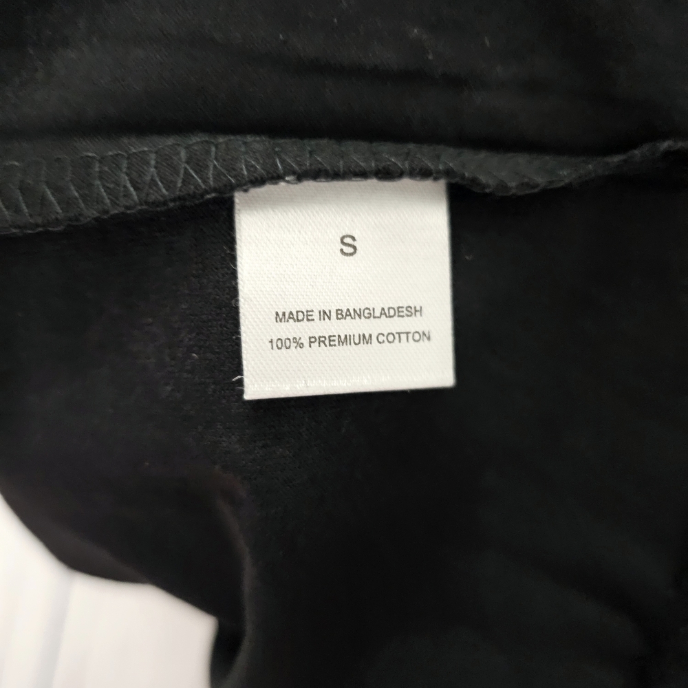 6 Pack Small Black Deluxe Cotton T-Shirt - Picture 4 of 10